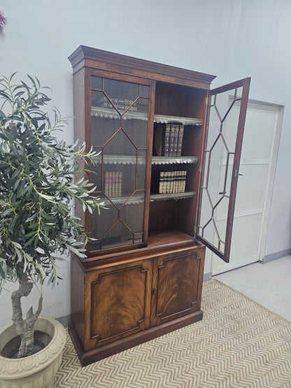 Vintage English Mahogany Bookcase