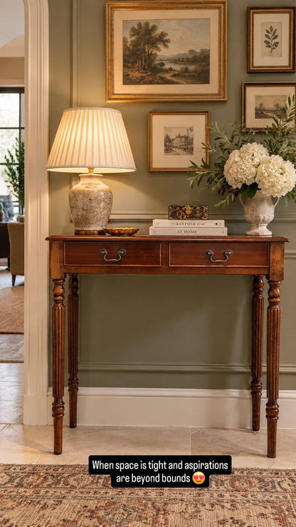 Mahogany Console c. 1970