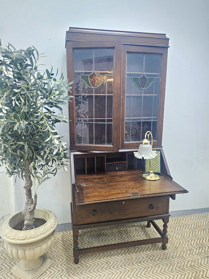 Edwardian Bureau Bookcase
