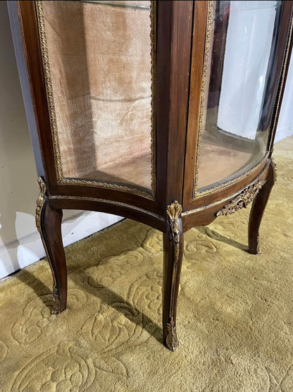 Louis XV Revival Gilt Vitrine